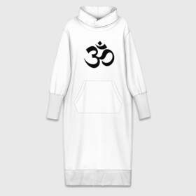 Платье удлиненное хлопок с принтом ОМ Йога в Екатеринбурге,  |  | духовное равновесие | йога | ом йога | пилатес | фитнес