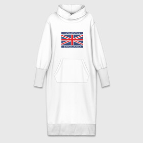 Платье удлиненное хлопок с принтом London   Лондон с флагом Англии в Екатеринбурге,  |  | лондон