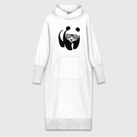 Платье удлиненное хлопок с принтом Панда в очках жалюзи в Екатеринбурге,  |  | панда