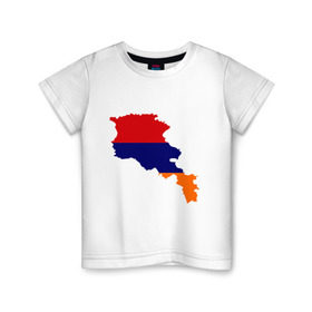 Детская футболка хлопок с принтом Armenia map в Екатеринбурге, 100% хлопок | круглый вырез горловины, полуприлегающий силуэт, длина до линии бедер | armenia | armenia map | armenia mapкарта армении | map | армения | армения карта | армянин