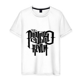 Мужская футболка хлопок с принтом The Psycho Realm в Екатеринбурге, 100% хлопок | прямой крой, круглый вырез горловины, длина до линии бедер, слегка спущенное плечо. | gangsta | gansta | hip | hip hop | hop | rap | реп | рэп | рэпчина | хип | хип хоп | хоп