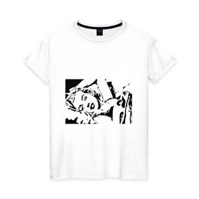 Женская футболка хлопок с принтом Marilyn Monroe в Екатеринбурге, 100% хлопок | прямой крой, круглый вырез горловины, длина до линии бедер, слегка спущенное плечо | hollywood | marilyn monroe | актриса | голливуд | мерлин монро | монро | певица