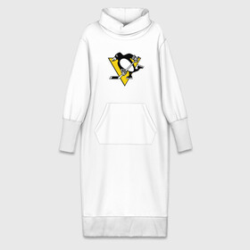Платье удлиненное хлопок с принтом Pittsburgh Penguins в Екатеринбурге,  |  | пингвин