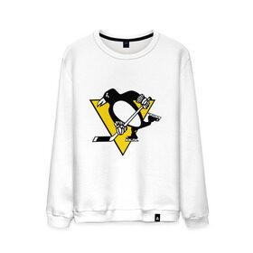 Мужской свитшот хлопок с принтом Pittsburgh Penguins в Екатеринбурге, 100% хлопок |  | Тематика изображения на принте: пингвин