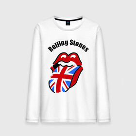 Мужской лонгслив хлопок с принтом Rolling Stones (3) в Екатеринбурге, 100% хлопок |  | rolling stones