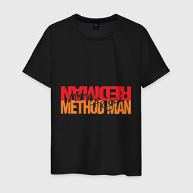 Мужская футболка хлопок с принтом Method Man & Redman - How High в Екатеринбурге, 100% хлопок | прямой крой, круглый вырез горловины, длина до линии бедер, слегка спущенное плечо. | 