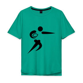 Мужская футболка хлопок Oversize с принтом Регби в Екатеринбурге, 100% хлопок | свободный крой, круглый ворот, “спинка” длиннее передней части | американский футбол | регби