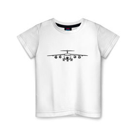 Детская футболка хлопок с принтом Авиация (2) в Екатеринбурге, 100% хлопок | круглый вырез горловины, полуприлегающий силуэт, длина до линии бедер | авиаторы | авиация | армия | ввс | россия | самолет