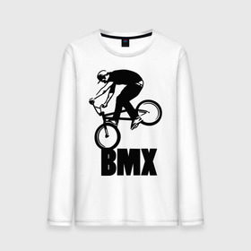 Мужской лонгслив хлопок с принтом BMX 3 в Екатеринбурге, 100% хлопок |  | bmx | free style | бмэкс | велик | вело | велосипедист | фристайл | экстрим | экстримальный