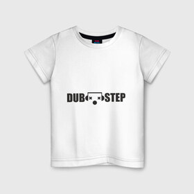 Детская футболка хлопок с принтом Dubstep music man в Екатеринбурге, 100% хлопок | круглый вырез горловины, полуприлегающий силуэт, длина до линии бедер | dubstep | music men | дабстеп | человек
