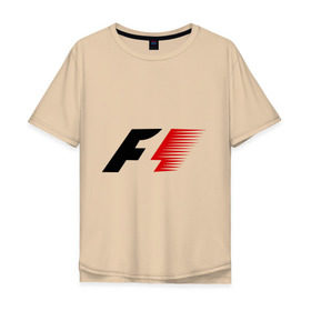 Мужская футболка хлопок Oversize с принтом Formula 1 в Екатеринбурге, 100% хлопок | свободный крой, круглый ворот, “спинка” длиннее передней части | формула 1