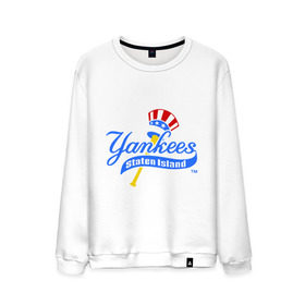 Мужской свитшот хлопок с принтом NY Yankees byta в Екатеринбурге, 100% хлопок |  | baseball | major league basebal | mlb | ny | staten island | yankees | америка | бейсбол | бита | главная лига бейсбола | нью йорк янкиз | статен айленд | сша | янки