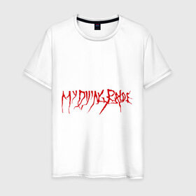 Мужская футболка хлопок с принтом My Dying Bride logo в Екатеринбурге, 100% хлопок | прямой крой, круглый вырез горловины, длина до линии бедер, слегка спущенное плечо. | bandmy | metal