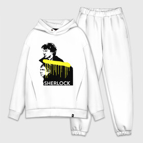 Мужской костюм хлопок OVERSIZE с принтом Sherlock в Екатеринбурге,  |  | holms | sherlock | sherlock holmes | vatson | watson | ватсон | доктор ватсон | сериалы | тв сериалы | шерлок | шерлок холмс