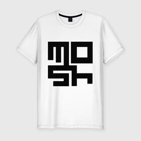 Мужская футболка премиум с принтом Mosh (2) в Екатеринбурге, 92% хлопок, 8% лайкра | приталенный силуэт, круглый вырез ворота, длина до линии бедра, короткий рукав | Тематика изображения на принте: detcore | hardcore | metalcore | дэткор | мош