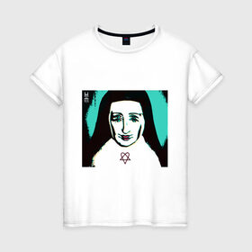Женская футболка хлопок с принтом HIM-Screamworks в Екатеринбурге, 100% хлопок | прямой крой, круглый вырез горловины, длина до линии бедер, слегка спущенное плечо | him