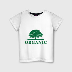 Детская футболка хлопок с принтом Дерево органика в Екатеринбурге, 100% хлопок | круглый вырез горловины, полуприлегающий силуэт, длина до линии бедер | eco | organic | дерево | зеленые технологии | зелень | планета | чистота | эко | экология