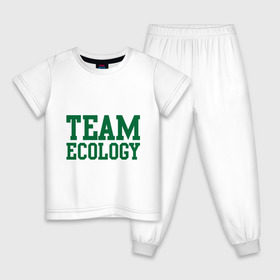Детская пижама хлопок с принтом Команда экологов в Екатеринбурге, 100% хлопок |  брюки и футболка прямого кроя, без карманов, на брюках мягкая резинка на поясе и по низу штанин
 | eco | team ecology | зеленые технологии | зелень | планета | чистота | эко | экология