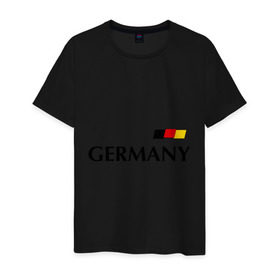 Мужская футболка хлопок с принтом Сборная Германии - 10 в Екатеринбурге, 100% хлопок | прямой крой, круглый вырез горловины, длина до линии бедер, слегка спущенное плечо. | football | германия | подольски | сборная германии | футбол
