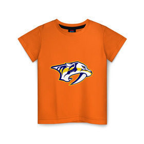 Детская футболка хлопок с принтом Nashville Predators Radulov - Радулов 47 в Екатеринбурге, 100% хлопок | круглый вырез горловины, полуприлегающий силуэт, длина до линии бедер | национальная хоккейная лига | нхл | радулов