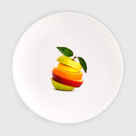Тарелка с принтом мега яблоко в Екатеринбурге, фарфор | диаметр - 210 мм
диаметр для нанесения принта - 120 мм | Тематика изображения на принте: апельсин | брызги | вода | лимон | фрукты | яблоко