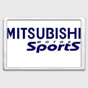 Магнит 45*70 с принтом mini logo mitsubishi в Екатеринбурге, Пластик | Размер: 78*52 мм; Размер печати: 70*45 | 