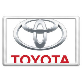 Магнит 45*70 с принтом mini logo Toyota в Екатеринбурге, Пластик | Размер: 78*52 мм; Размер печати: 70*45 | toyota | авто | автобренды | логотип тойота | логтип  toyota | тачки | тойота