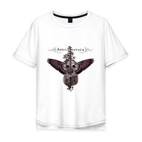 Мужская футболка хлопок Oversize с принтом Apocalyptica2 в Екатеринбурге, 100% хлопок | свободный крой, круглый ворот, “спинка” длиннее передней части | apocalyptica | punk | rock | апокалиптика | панк | рок | рок музыка