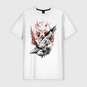 Мужская футболка премиум с принтом Final Fantasy в Екатеринбурге, 92% хлопок, 8% лайкра | приталенный силуэт, круглый вырез ворота, длина до линии бедра, короткий рукав | final fantasy |  последняя фантазия | дракон | финал фентези