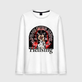 Мужской лонгслив хлопок с принтом Hellsing символ Алукарда в Екатеринбурге, 100% хлопок |  | anime | hellsing | аниме | анимэ | манга | хеллсинг