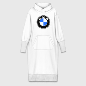 Платье удлиненное хлопок с принтом Logo BMW в Екатеринбурге,  |  | автобренды | автомобильные | бмв | лого | машина | тачка