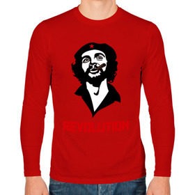 Мужской лонгслив хлопок с принтом Che Guevara Revolution в Екатеринбурге, 100% хлопок |  | че гевара