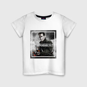 Детская футболка хлопок с принтом Schwarzenegger в Екатеринбурге, 100% хлопок | круглый вырез горловины, полуприлегающий силуэт, длина до линии бедер | expendables | schwarzenegger | арни | кино. фильмы | неудержимые | шварценеггер