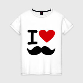 Женская футболка хлопок с принтом Люблю хипстеров в Екатеринбурге, 100% хлопок | прямой крой, круглый вырез горловины, длина до линии бедер, слегка спущенное плечо | хиппи