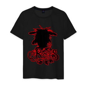 Мужская футболка хлопок с принтом The Rasmus (2) в Екатеринбурге, 100% хлопок | прямой крой, круглый вырез горловины, длина до линии бедер, слегка спущенное плечо. | heavy metal | metal | rock | trash metal | метал | металл | рок | рок группа | рок группы | трэш метал | хеви метал