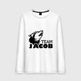 Мужской лонгслив хлопок с принтом Jacob team logo в Екатеринбурге, 100% хлопок |  | Тематика изображения на принте: 