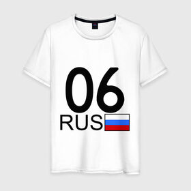 Мужская футболка хлопок с принтом Республика Ингушетия-06 в Екатеринбурге, 100% хлопок | прямой крой, круглый вырез горловины, длина до линии бедер, слегка спущенное плечо. | 