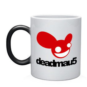 Кружка хамелеон с принтом DeadMau5. в Екатеринбурге, керамика | меняет цвет при нагревании, емкость 330 мл | club | deadmaus | клуб | клыбная музыка | мышь | тусить