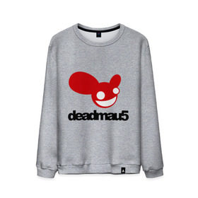 Мужской свитшот хлопок с принтом DeadMau5. в Екатеринбурге, 100% хлопок |  | club | deadmaus | клуб | клыбная музыка | мышь | тусить