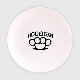 Тарелка 3D с принтом Hooligan (хулиган) в Екатеринбурге, фарфор | диаметр - 210 мм
диаметр для нанесения принта - 120 мм | hooligan | для пацанов | костет | пацанские | хулиган