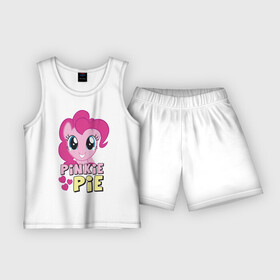 Детская пижама с шортами хлопок с принтом Красавица Пинки Пай в Екатеринбурге,  |  | pony | детские | красавица пинки пай | мой маленький пони | пинки пай | пони