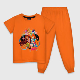 Детская пижама хлопок с принтом Подружки WinX в Екатеринбурге, 100% хлопок |  брюки и футболка прямого кроя, без карманов, на брюках мягкая резинка на поясе и по низу штанин
 | win x | winx | винкс | детские | детям | для детей | подружки | феи