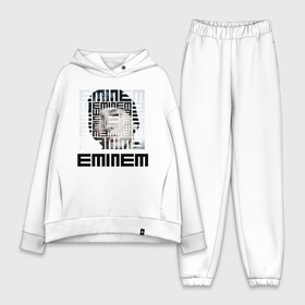 Женский костюм хлопок Oversize с принтом Eminem grey в Екатеринбурге,  |  | хип хоп