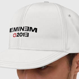 Кепка снепбек с прямым козырьком с принтом Eminem 2013 в Екатеринбурге, хлопок 100% |  | Тематика изображения на принте: 