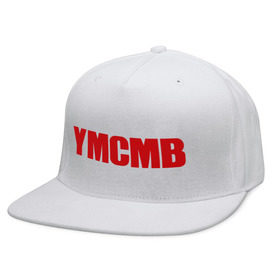 Кепка снепбек с прямым козырьком с принтом Logo YMCMB в Екатеринбурге, хлопок 100% |  | swag | модный | сваг | свег | свог | свэг | стиль