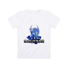 Детская футболка хлопок с принтом Night stalker в Екатеринбурге, 100% хлопок | круглый вырез горловины, полуприлегающий силуэт, длина до линии бедер | dota | dota 2 | windrunner | герои dota | герои доты | дота | дота 2 | игры | компьютерные игры