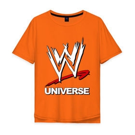 Мужская футболка хлопок Oversize с принтом WWE universe в Екатеринбурге, 100% хлопок | свободный крой, круглый ворот, “спинка” длиннее передней части | Тематика изображения на принте: джон сина