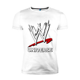 Мужская футболка премиум с принтом WWE universe в Екатеринбурге, 92% хлопок, 8% лайкра | приталенный силуэт, круглый вырез ворота, длина до линии бедра, короткий рукав | Тематика изображения на принте: джон сина