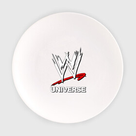 Тарелка с принтом WWE universe в Екатеринбурге, фарфор | диаметр - 210 мм
диаметр для нанесения принта - 120 мм | джон сина