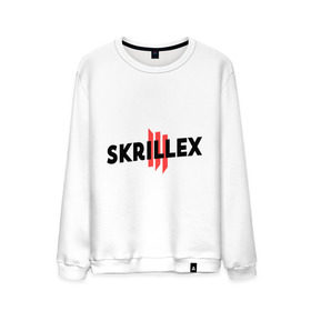 Мужской свитшот хлопок с принтом Skrillex logo 2 в Екатеринбурге, 100% хлопок |  | dub step | dubstep | skrilex | skrillex | даб степ | дабстеп | ди джей | диджей | музыка | скриллекс